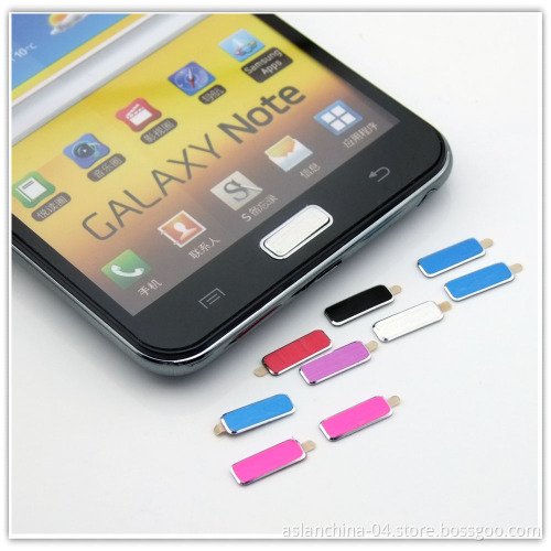 Colorful Aluminum Home Button Sticker for Samsung Galaxy S2 (AP-008)